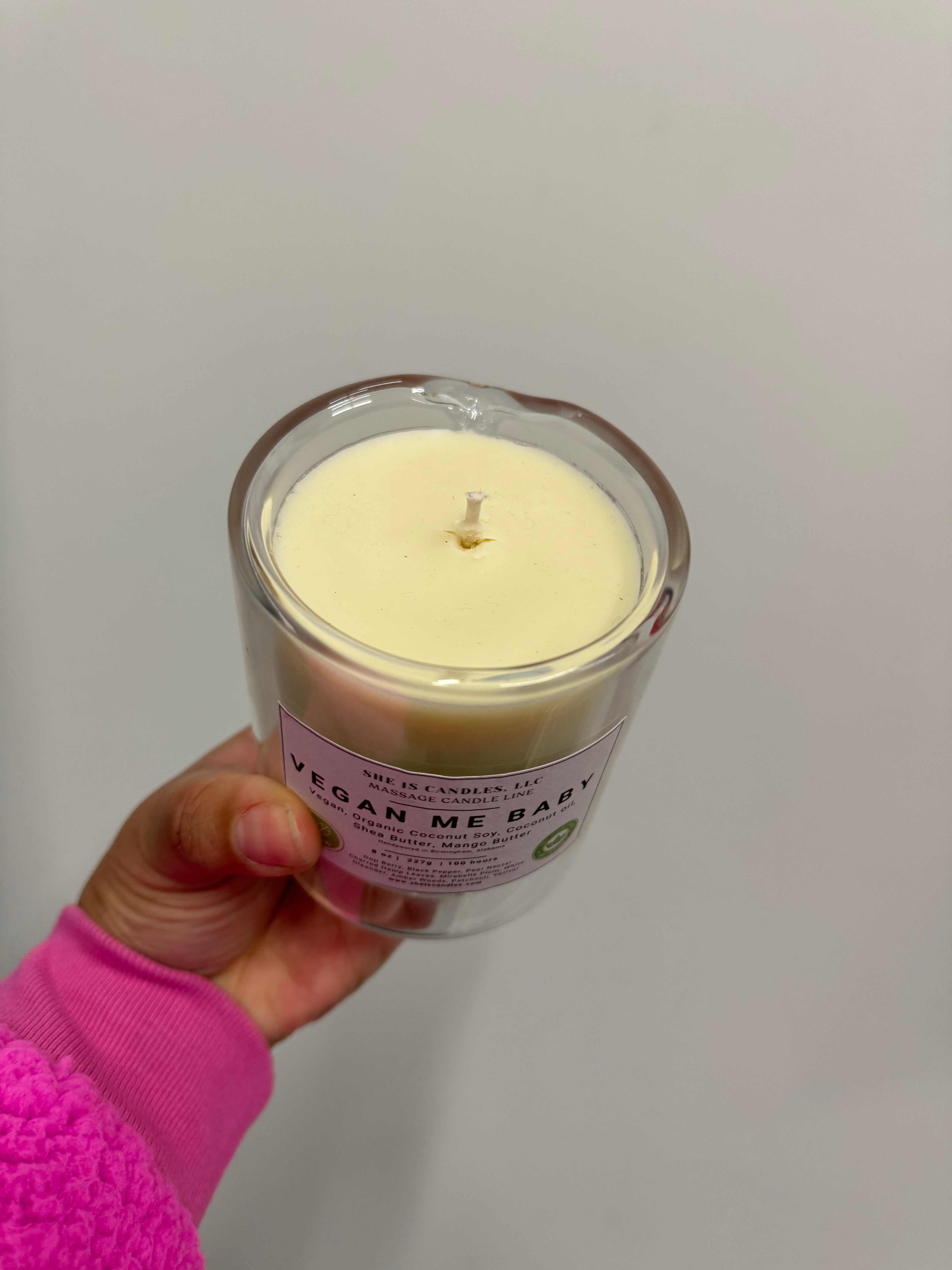 Organic Vegan Massage Candles