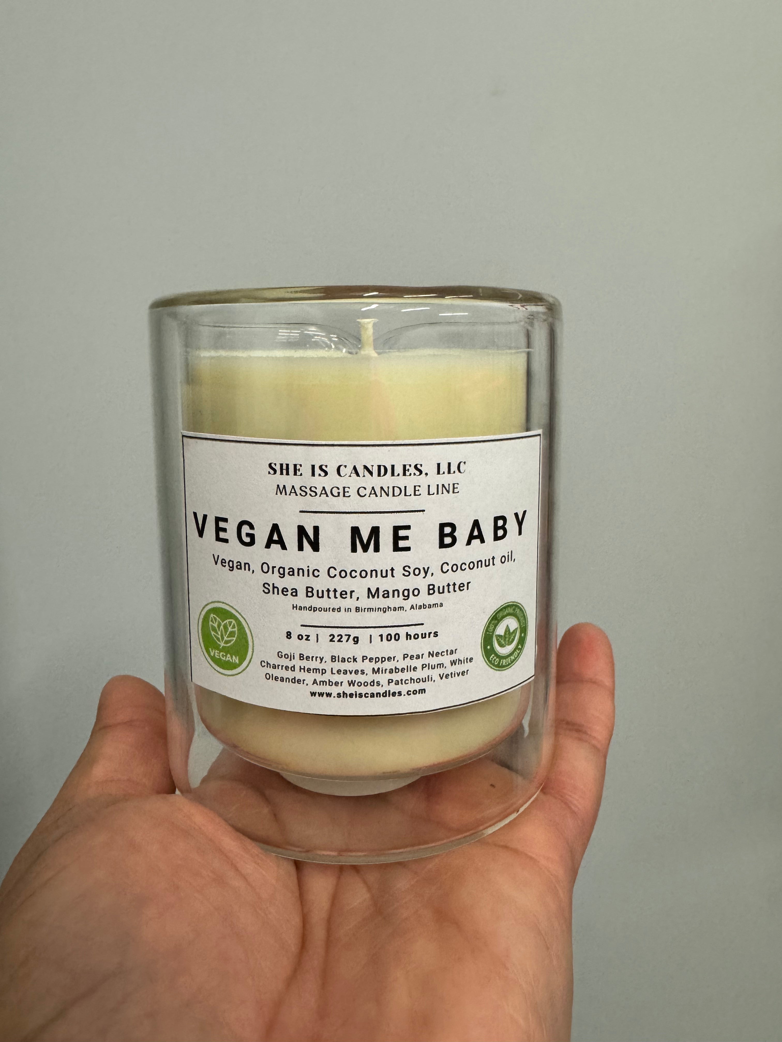 Organic Vegan Massage Candles