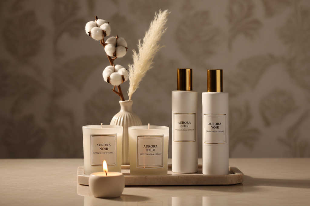 Candle and Room, Body, Pillow Spray combo