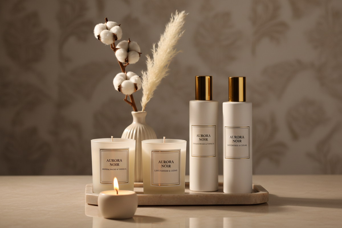 Candle and Room, Body, Pillow Spray combo